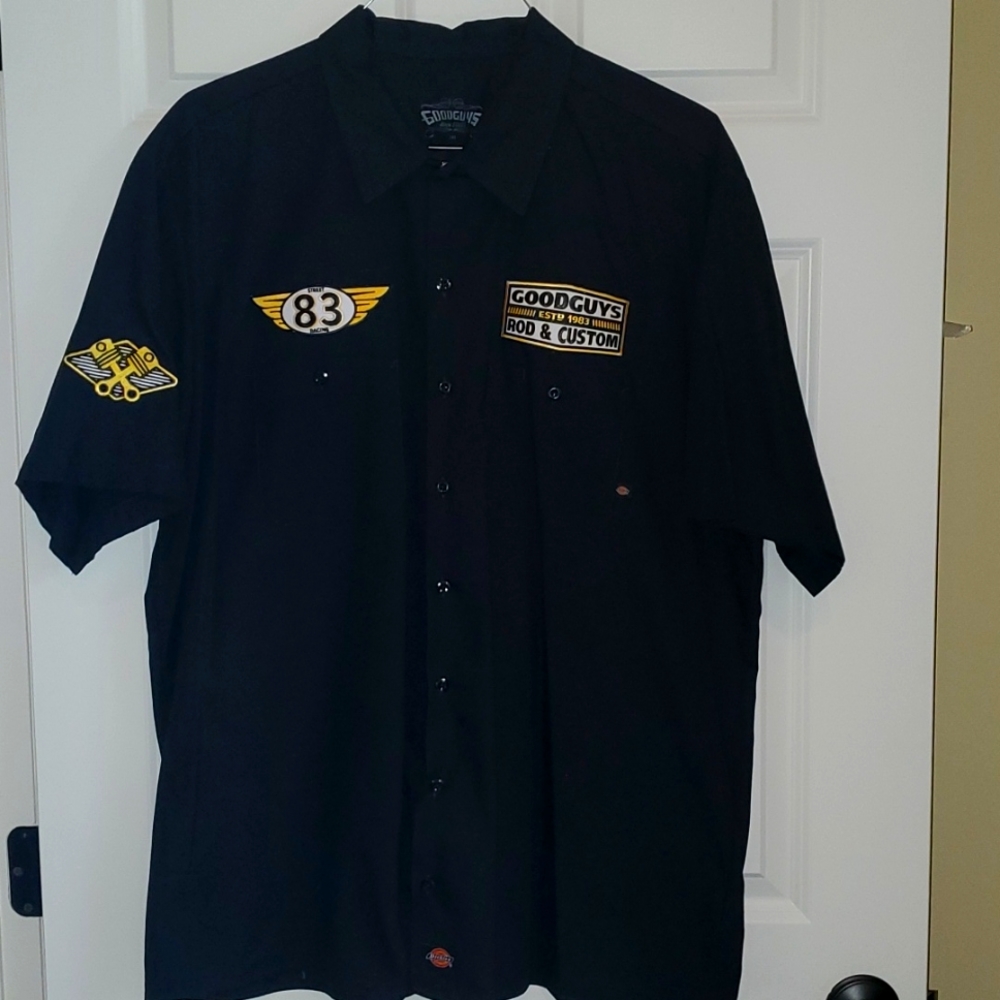 Good Guys Men's Rod & Custom Button Down Shirt. XXL